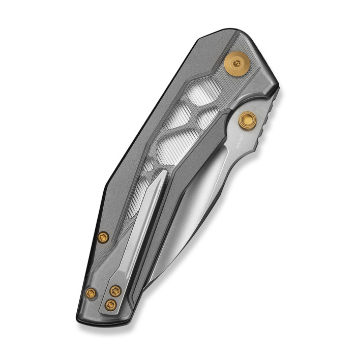 Нож складной туристический Civivi Wellmax (9.1 см) 14C28N / Aluminum серый  