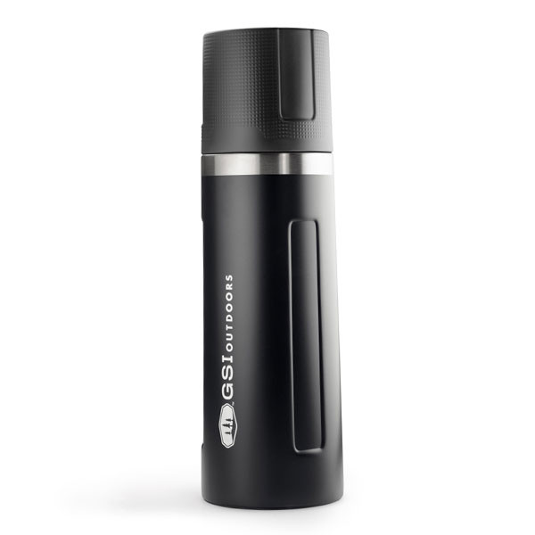 Термос GSI Outdoors Glacier Stainless 1l Vacuum Bottle (черный)  