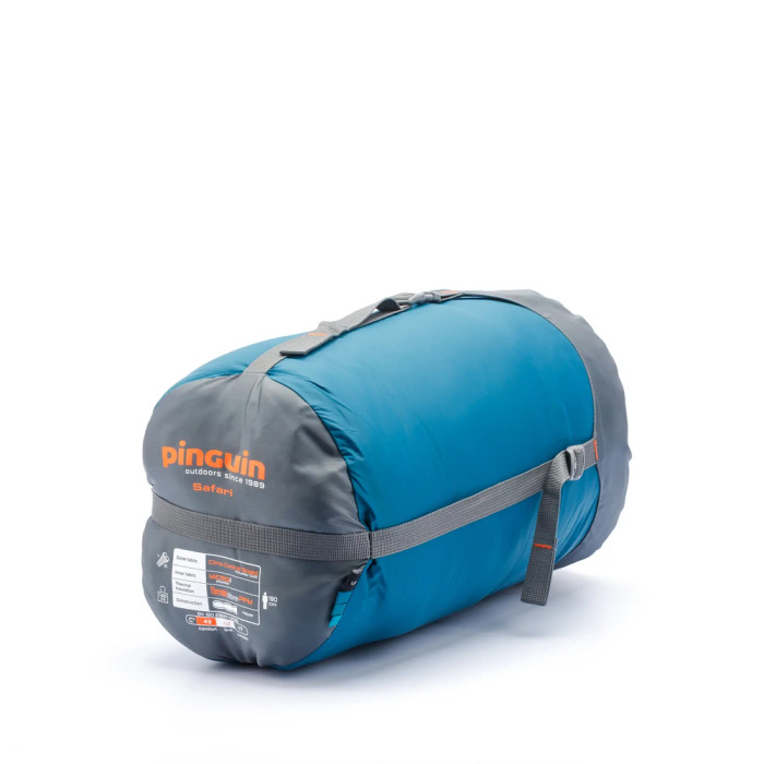 Спальный мешок Pinguin Safari (4/1°C), 190 см - Left Zip, Petrol (PNG 240368) 2020  