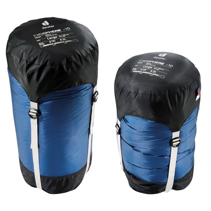 Спальник DEUTER Exosphere -10° L цвет 3515 steel-fire правый  