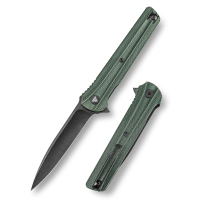 Нож Trivisa Seagull-G, 14C28N, Микарта, Зеленый (TY28-GM-14)