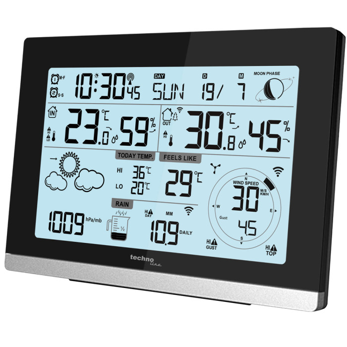 Метеостанция Technoline WS1750 Black (WS1750)  