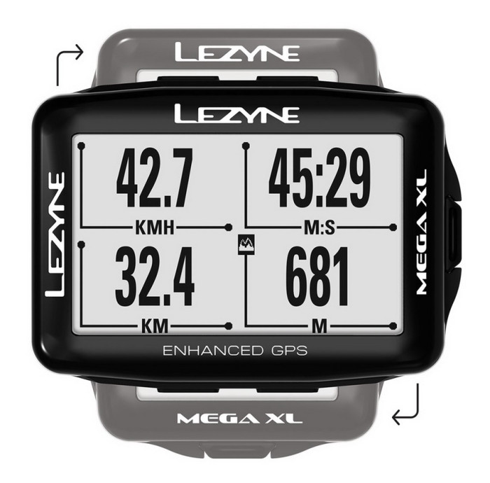 Компьютер Lezyne MEGA XL GPS SMART LOADED черный  