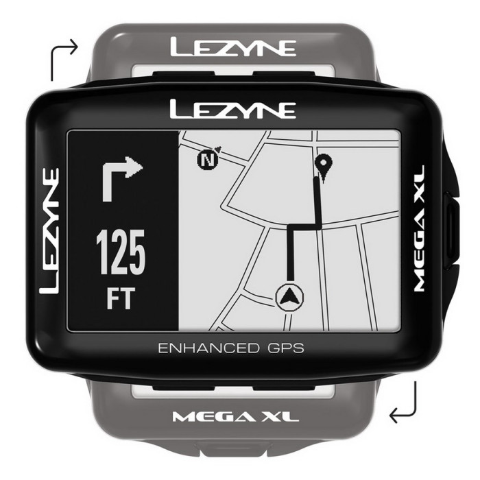 Компьютер Lezyne MEGA XL GPS SMART LOADED черный  