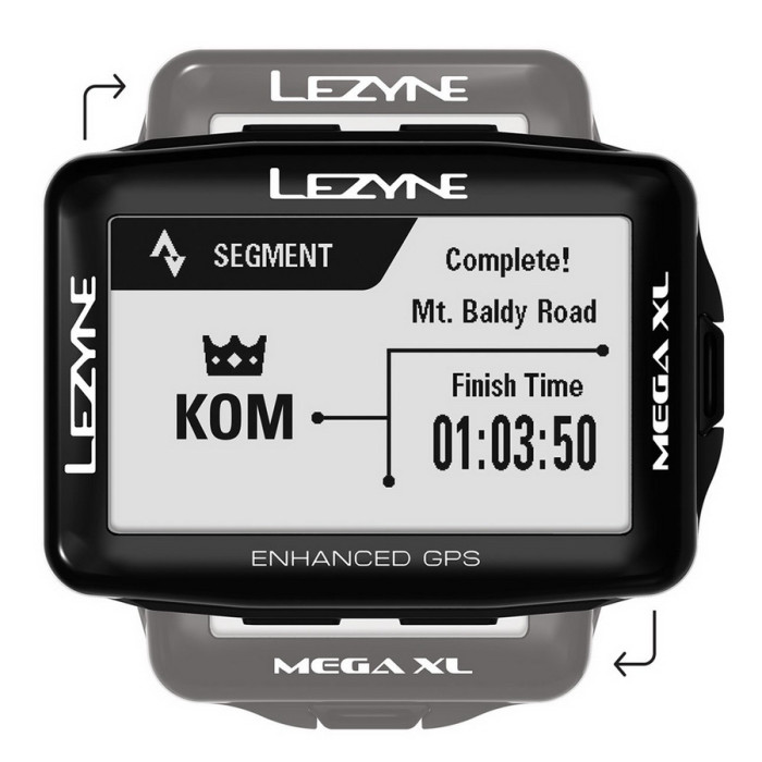 Компьютер Lezyne MEGA XL GPS SMART LOADED черный  