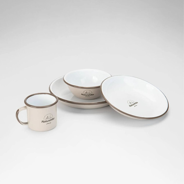 Миска эмалированная Naturehike NH20SJ030, железо  