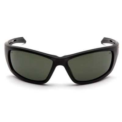 Защитные очки Venture Gear Tactical Howitzer Black (forest grey) Anti-Fog, черно-зеленые в черной оправе