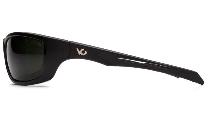 Защитные очки Venture Gear Tactical Howitzer Black (forest grey) Anti-Fog, черно-зеленые в черной оправе  