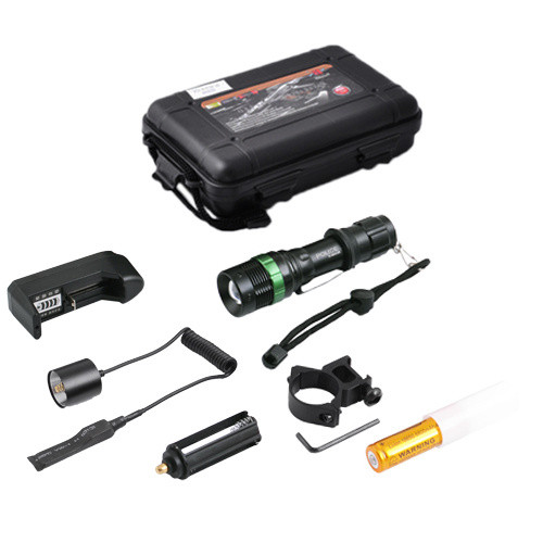 Карманный фонарь Police BL-Q8455-XPE, серый Q5, 18000W  