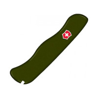 Накладка ручки ножа перед. green Va+ with Logo red/white (111мм), VxC8904.9