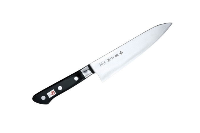 Нож кухонный Tojiro VG10 Clad Steel with Bolster Chef Knife 180mm F-807  