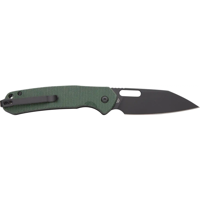 Нож CJRB Pyrite Wharncliffe BB Micarta, AR-RPM9 Steel green  
