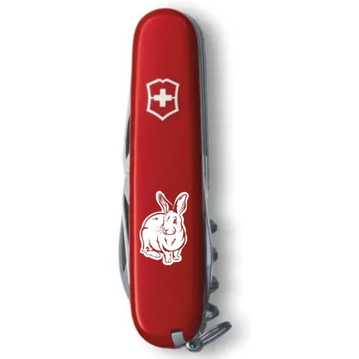 Складной нож Victorinox SPARTAN ZODIAC Водяной кролик бел. 1.3603_Z2030u  