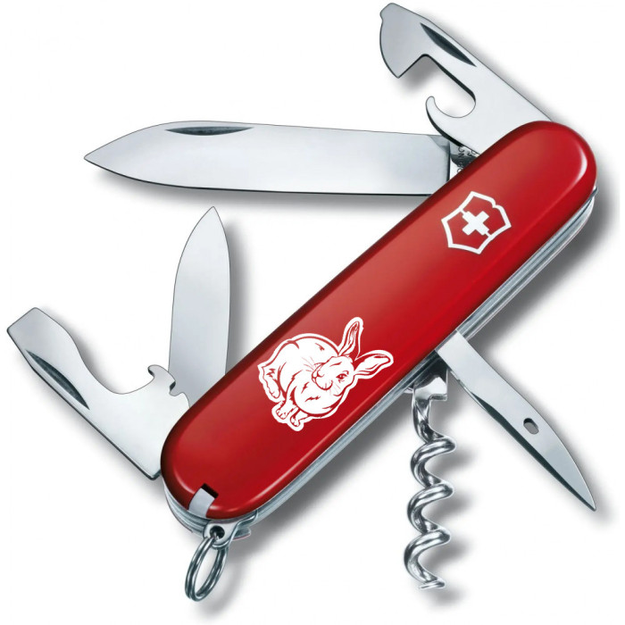 Складной нож Victorinox SPARTAN ZODIAC Водяной кролик бел. 1.3603_Z2030u  