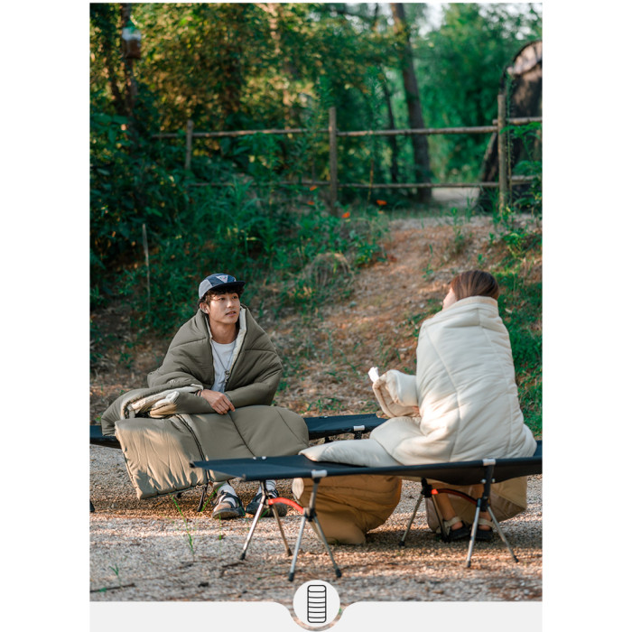 Спальник с капюшоном Naturehike LD250 CNK2300SD016, темно-зеленый  