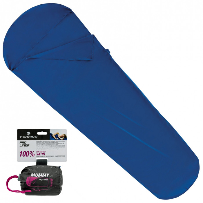 Вкладыш для спального мешка Ferrino Liner Pro Mummy Blue 