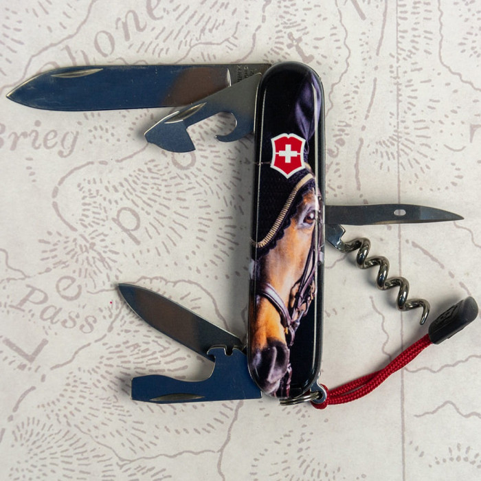 Складной нож Victorinox SPARTAN ZODIAC Королевский конь 1.3603.3.Z5290pk  