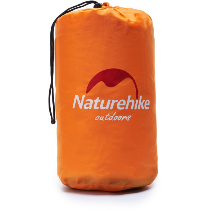 Коврик самонадувающийся с подушкой Naturehike NH15Q002-D, 25мм, оранжевый  