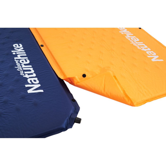 Коврик самонадувающийся с подушкой Naturehike NH15Q002-D, 25мм, оранжевый  