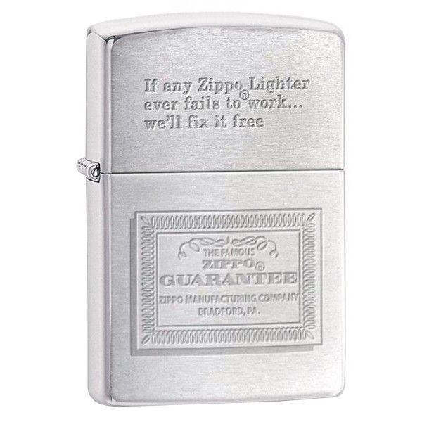 Зажигалка Zippo Guarantee 324555  