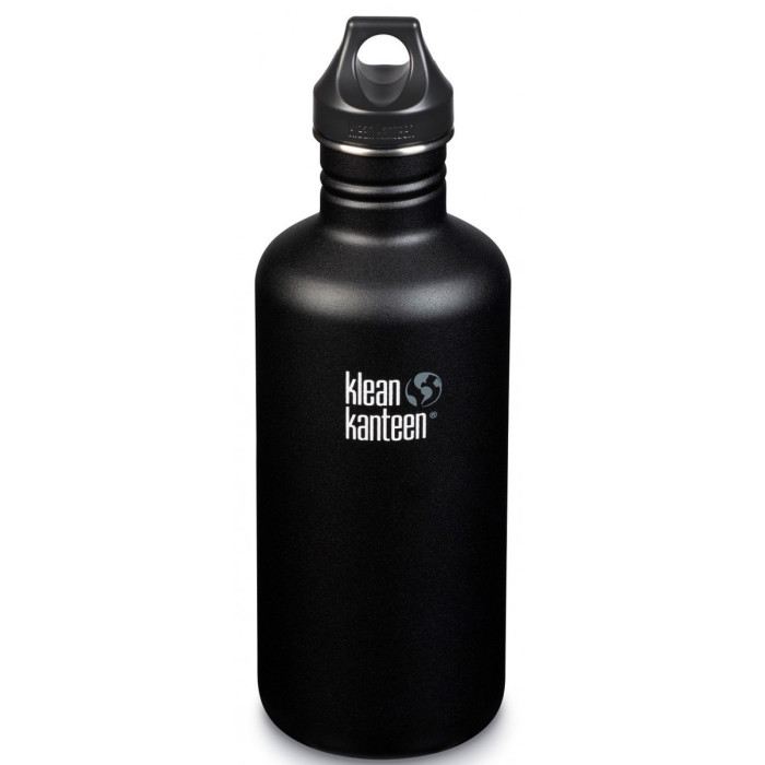 Бутылка для воды Klean Kanteen Classic Loop Cap 800 мл - черная 