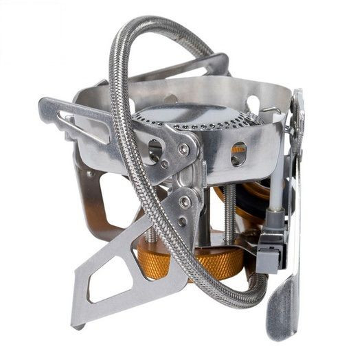 Горелка со шлангом, пьезоподжигом и ветрозащитой Tramp TRG-046  