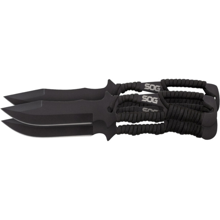Набор ножей SOG Throwing Knives, Paracord Wrapped Sheath (SOG F041TN-CP)  