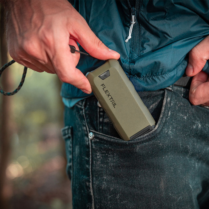 Портативный фумигатор-павербанк Flextail Max Repel S, зеленый  