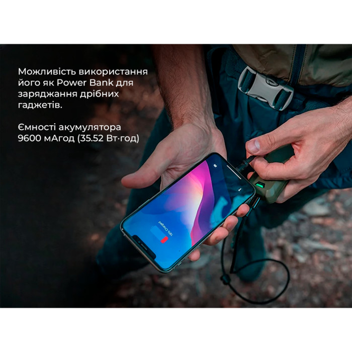 Портативный фумигатор-павербанк Flextail Max Repel S, зеленый  