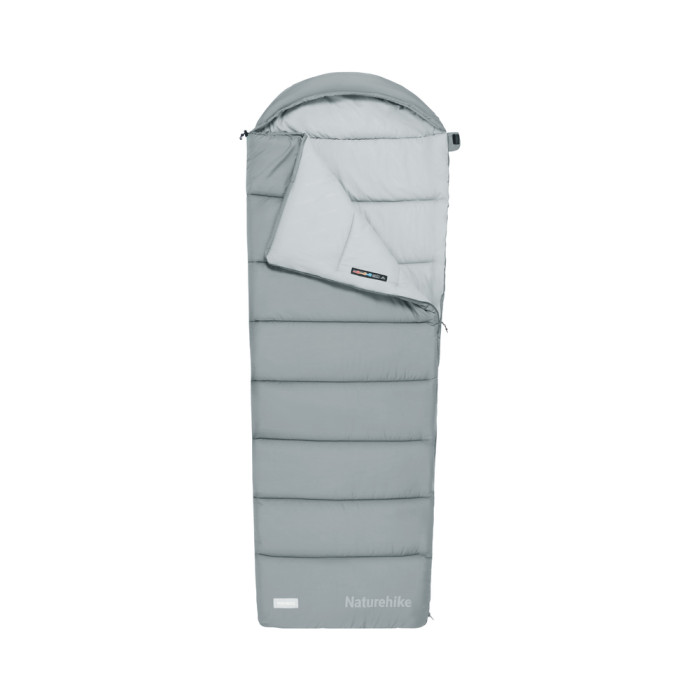 Спальный мешок с капюшоном Naturehike MS300 CNK2350WS023 левый, серый  