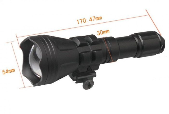 Подствольный фонарь Brinyte B158, серый, XM-L2 U4, 750 лм. (B158MODE1)  