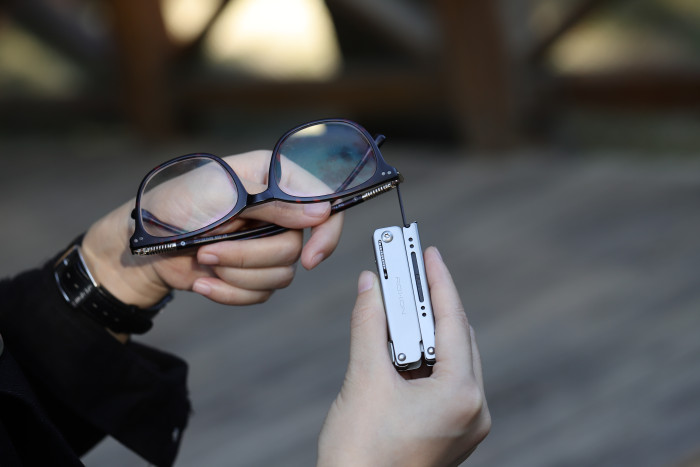 Мини мультитул-ножницы Roxon M3 со сменными битами, серый  