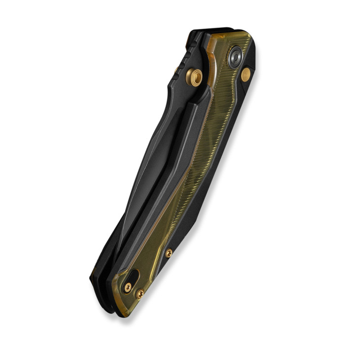 Нож складной туристический Civivi Wellmax (9.1 см) 14C28N / Aluminum черный / желтый  