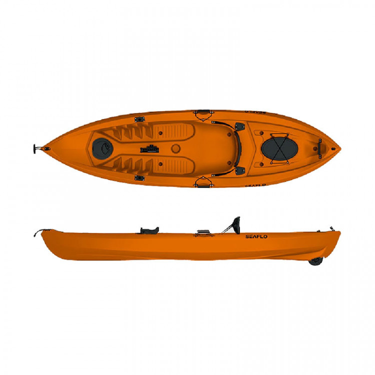Каяк рыболовный SF-1007 SeaFlo, оранжевый 