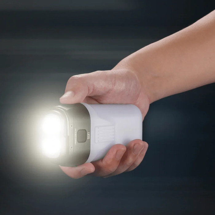 4в1 - Фонарь кемпинговый, ручной + Power Bank + зарядный Nitecore LR70 (400 люмен, 3000 люмен, Red 10 люмен, 1-2x21700, USB Type-C)  