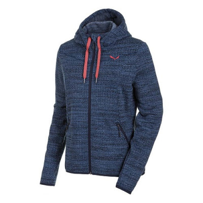 Флис женский Salewa Fanes PL W FZ HDY 25664/8670, синий, 44/38