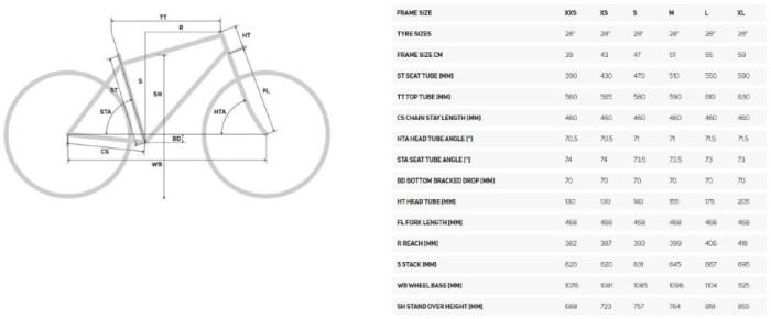 Велосипед Merida 2021 crossway 100 s(47) glossy black(matt silver)  