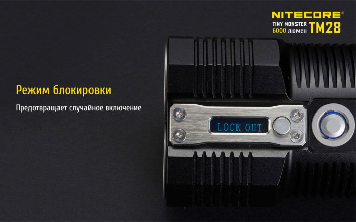 Фонарь Nitecore TM28, 6000 люмен  