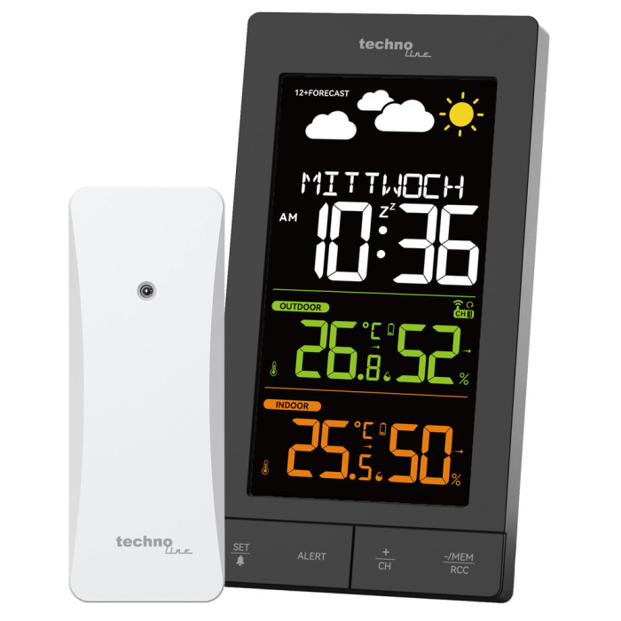 Метеостанция Technoline WS6458 Black (WS6458)  