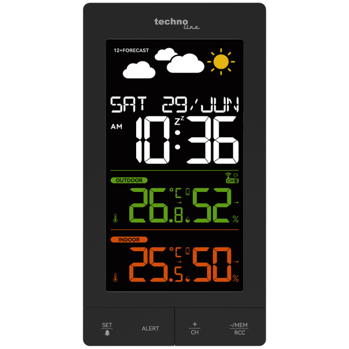Метеостанция Technoline WS6458 Black (WS6458)  