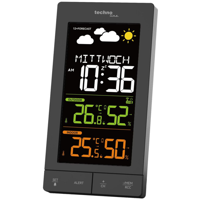 Метеостанция Technoline WS6458 Black (WS6458)  