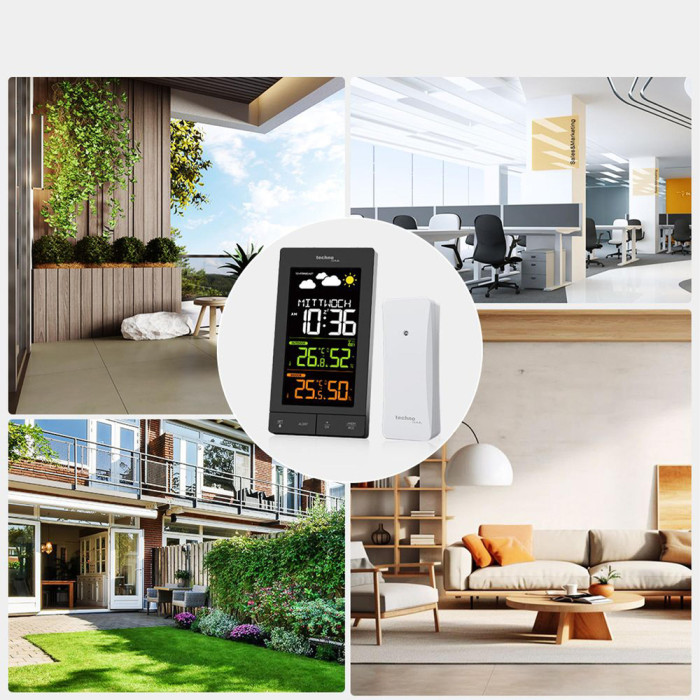 Метеостанция Technoline WS6458 Black (WS6458)  