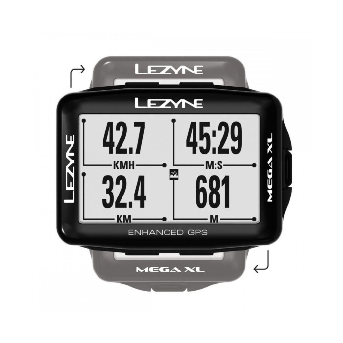 Компьютер Lezyne MEGA XL GPS черный 