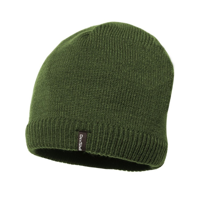 Шапка водонепроницаемая Dexshell DH372-OG, оливково-зеленая, L/XL  
