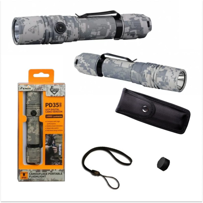 Фонарь Fenix PD35 V2.0 UCP Digital Camo Edition  