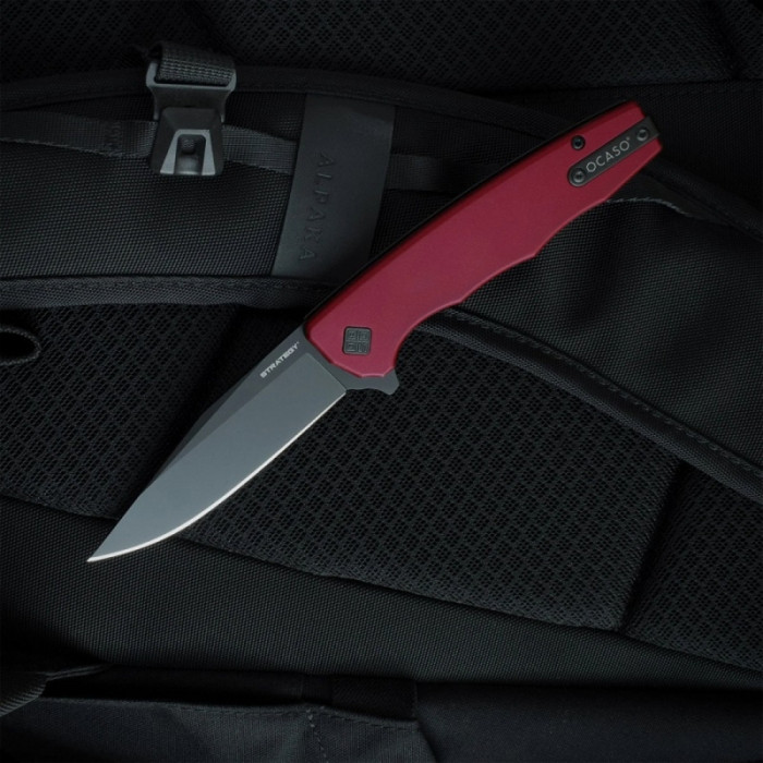 Нож Ocaso Strategy, Red Aluminum, Black  