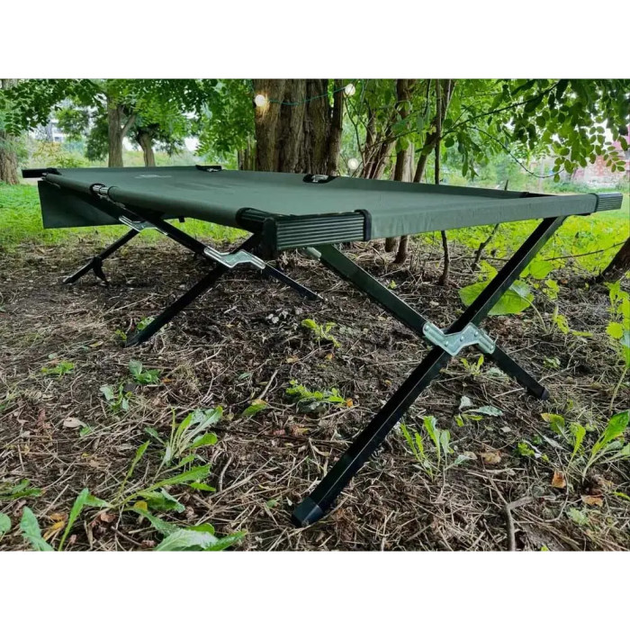 Кровать раскладная Base Camp Camping Bed, Olive Green (BCP 10601)  