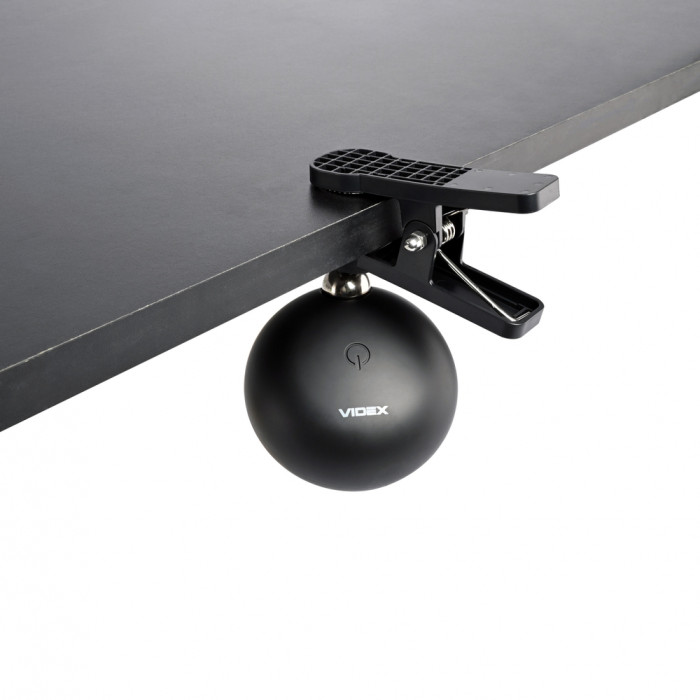 Настольная лампа аккумуляторная Videx LED VLE-TF18B 3W черный  