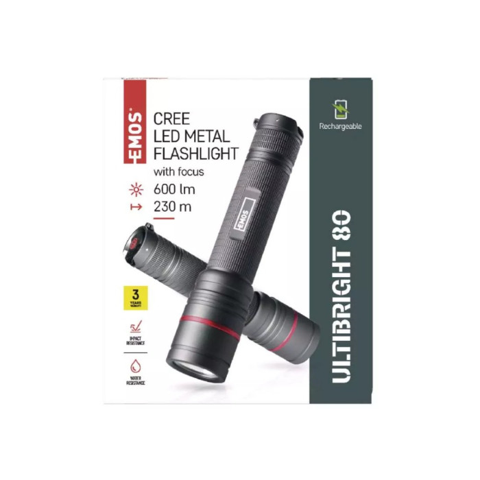 Ручной фонарь Emos P3180, 600 лм  