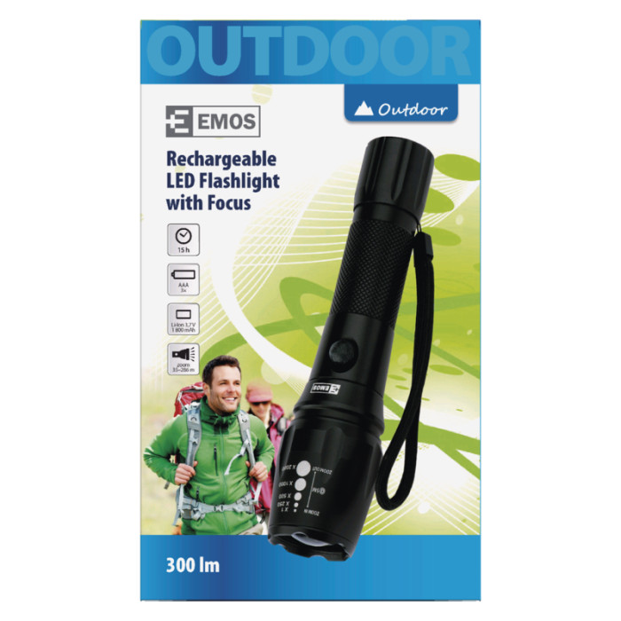 Карманный фонарь Emos P4524, 300 лм  